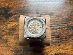 bespoke Skeleton mod watch Powered by Seiko NH70 automatic movement - Picture 1 of 16