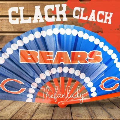 Ventilador portátil Chicago Bears personalizado Pearl Clack - Imagem 1 de 3