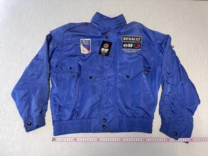 Renault Elf RENAULT Padded Jacket Size M Vintage New with Dust Spots - Picture 1 of 9