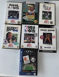 Sega Megadrive & Sega Genesis Mixed Game Bundle 7 Vintage Video Games VTG - Picture 1 of 16
