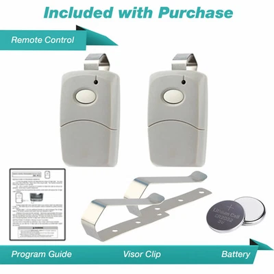 2PCS Garage Door Remote For Linear 10 dip 300MHz control 308911 306010 MCS306010 - Image 1 of 4