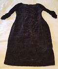 Grace Hill Black Patterned Dress