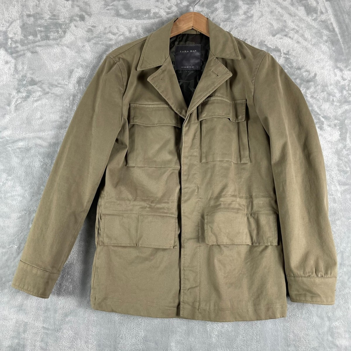 Zara男式迷彩夹克| eBay