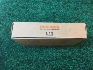 Heftklammern 18 Spur L13 - schmale Krone 1/4 x 1/2 Höhe 5000 Stück pro Karton - Bild 1 von 8