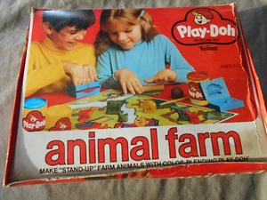 Vintage Play-Doh Animal Farm Kenner 1973 Complete with ORIGINAL BOX MATT ! - Picture 1 of 5