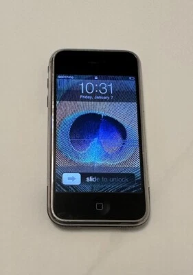 Apple iPhone 1st Generation - 8GB - Black (AT&T) A1203 (GSM) B48 - Image 1 of 4