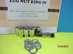 10 OPEN END MAG LUG NUTS  12 x 1.5 OLD AMERICAN TORQ  D WHEELS .68" OD /.55" - Picture 1 of 1