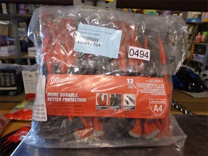 🔥 NUEVO Guantes resistentes a cortes Milwaukee nivel 4 (48-22-8945B) - ¡12 pares! ANSI A4 - Imagen 1 de 2