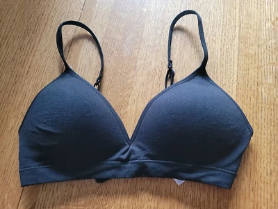 Wonder Nation Training Bra Size 34 Black Adjustable Spaghetti Strap Padded - Image 1 of 4