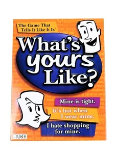 What's Yours Like? Party Game 2007 by Patch Products New - Picture 1 of 7