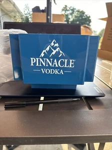 Pinnacle Vodka Blue Napkin Caddy Holder - MINT - Picture 1 of 6
