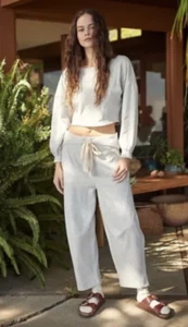 Free People Beach Pier Set Size XS Sweat Set Loungewear - Picture 1 of 12