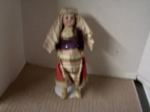 Antique 14" French Doll Fully Native Dressed - Picture 1 of 1
