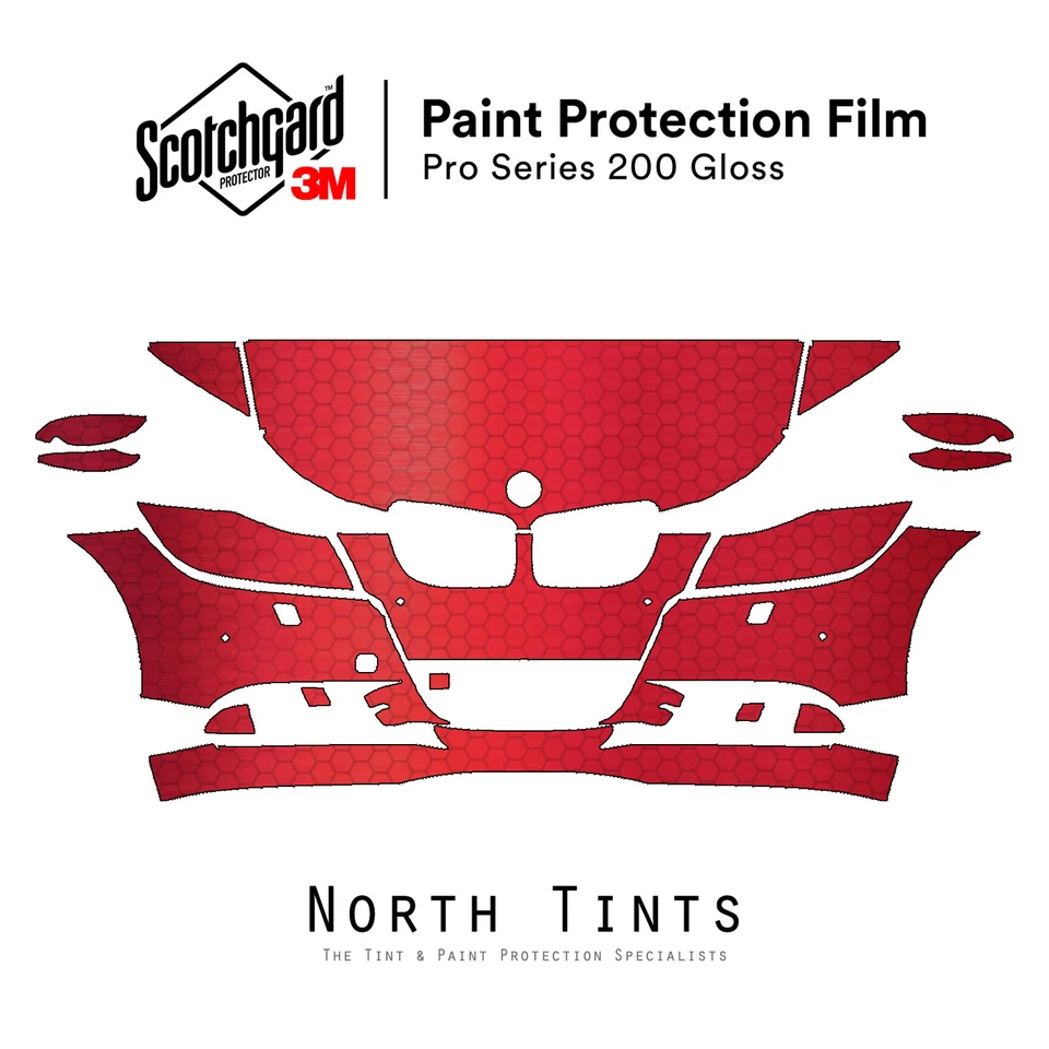BMW 330i 328i 335i Sedan 06-2008 3M PRO Series PreCut Paint Protection Clear Bra - Image 1 of 4