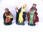 Re Magi Statuine Ceramica Presepe Nascita Epifania Decorazione Natale Feste R425