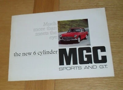 MG MGC Brochure 1967-1968 - Sports & GT - Publication 2468/A - Image 1 of 4