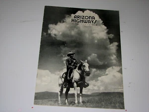 ARIZONA HIGHWAYS JUNE 1938 "IN PRESCOTT SMOKIS DANCE AND COWBOYS RIDE" - Picture 1 of 16