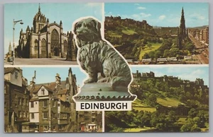 Edinburgh St. Giles Cathedral John Knox’s House Vintage Postkarte - Bild 1 von 2