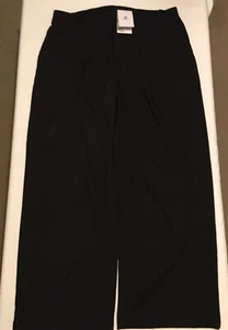 Gymsmart Women's Black Dress Pants High Waisted /Wide Leg - Size XXL - Picture 1 of 7