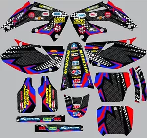 Kit de gráficos para Honda CRF450 CRF 450 2002-2004 calcomanías logotipo pegatina - Imagen 1 de 3