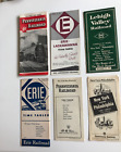6 Vintage Railroad Time Schedules Penn Erie Lehigh 1940S To 1960S