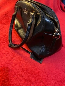 preowned preloved kate spade bag designer luxury patent black leather beautiful - Picture 1 of 4