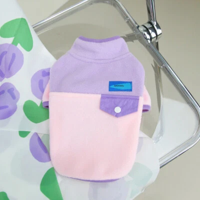 宠物狗猫保暖抓绒背心衣服外套小狗 T 恤毛衣冬季服装 ~⇓ — 第 1/4 张图片