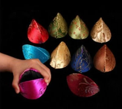 BOLSO MONEDA GALLETA FORTUNA SEDA ESTILO CHINO 10 PIEZAS Estuche colorido Bolso anillo apretador Foto 1 de 4