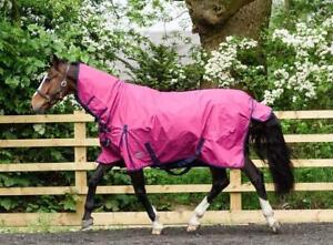 Heavyweight Horse Turnout Rug 350g Waterproof Combo Full Neck Winter Riding