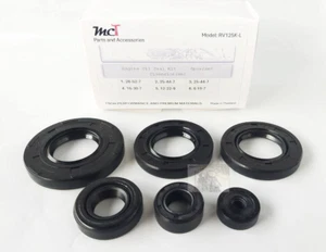 Kit de sellado de aceite para Suzuki 1973-1974 RV125 K/L nuevo 6 piezas. - Imagen 1 de 5