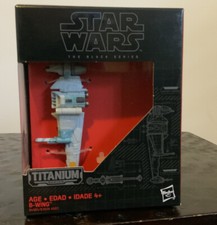 Star Wars The Black Series Titanium Series B-Wing Fighter Diecast  16 by Hasbro