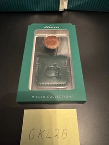 Masters Tournament Copper Ball Marker with Pouch BNIP - Picture 1 of 2