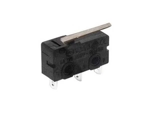 Deviatore finecorsa miniatura con leva e terminali a saldare 250V 3A microswitch - Picture 1 of 1