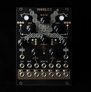 Mutable Instruments Marbles Eurorack Synth Module (Oscillosaurus Black/Gold) - Picture 1 of 1