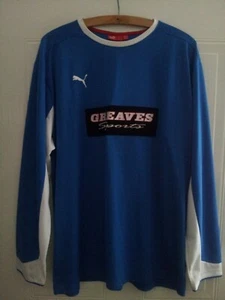 Camisa de fútbol americano Puma retro vintage azul manga larga original rara para hombre talla - Imagen 1 de 5