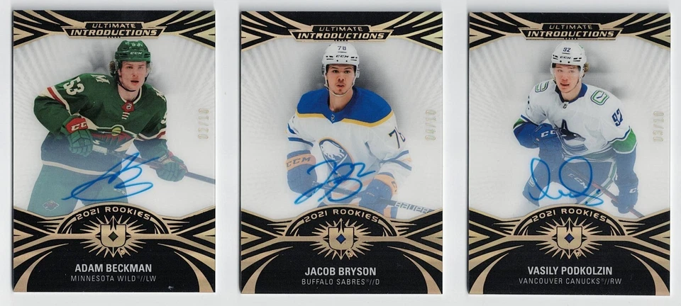 2021-22 Ultimate Collection Introductions Autograph Black #/10 Pick From List !! - Image 1 of 1