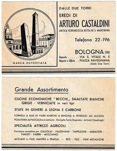 BOLOGNA - WERBUNG - ANTIKES FERRARECCIA GENANNT VON S. MARTININO -98036- - Bild 1 von 1