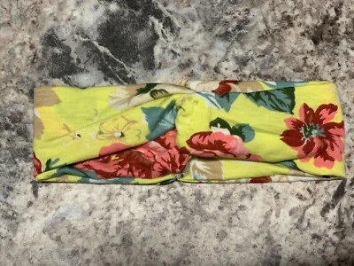 Yellow/Red Floral Headband  - Image 1 of 4