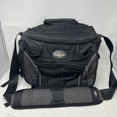 Bolsa Eagle Creek Viagem Conversível Mensageiro Backpak Matriz Xenônio Preta VTG RARA - Imagem 1 de 4