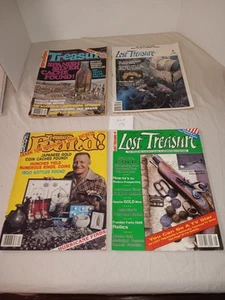 Lot Of 4 Treasure Magazines Metal Detecting Gold Relics #18 Lost Found Fortune - Picture 1 of 2