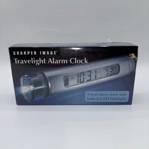 Sharper Image Travelight Alarm Clock -camping-Gift-vacation-2005-Sealed - Picture 1 of 4