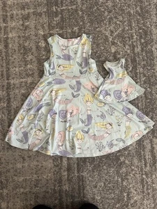 Doll and Me Matching Mermaid Dress for Girl Sleeveless 7/8 - Picture 1 of 2