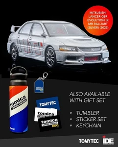 Gift Set - Tomica Limited Vintage NEO Mitsubishi Lancer Evolution IX MR RALLIART - Picture 1 of 6