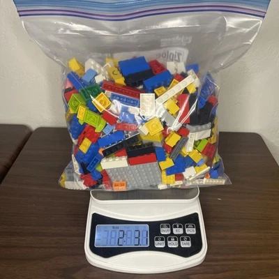 Lote a granel LEGO de 2 libras - Placas de ladrillos aleatorias piezas mixtas colores #4  Foto 1 de 2