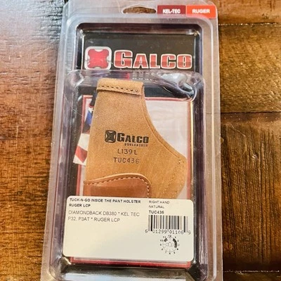 Galco Tuck-N-Go IWB Ruger LCP, Diamondback DB380, Keltec P32 & P3AT, RH, TUC436 - Image 1 of 4
