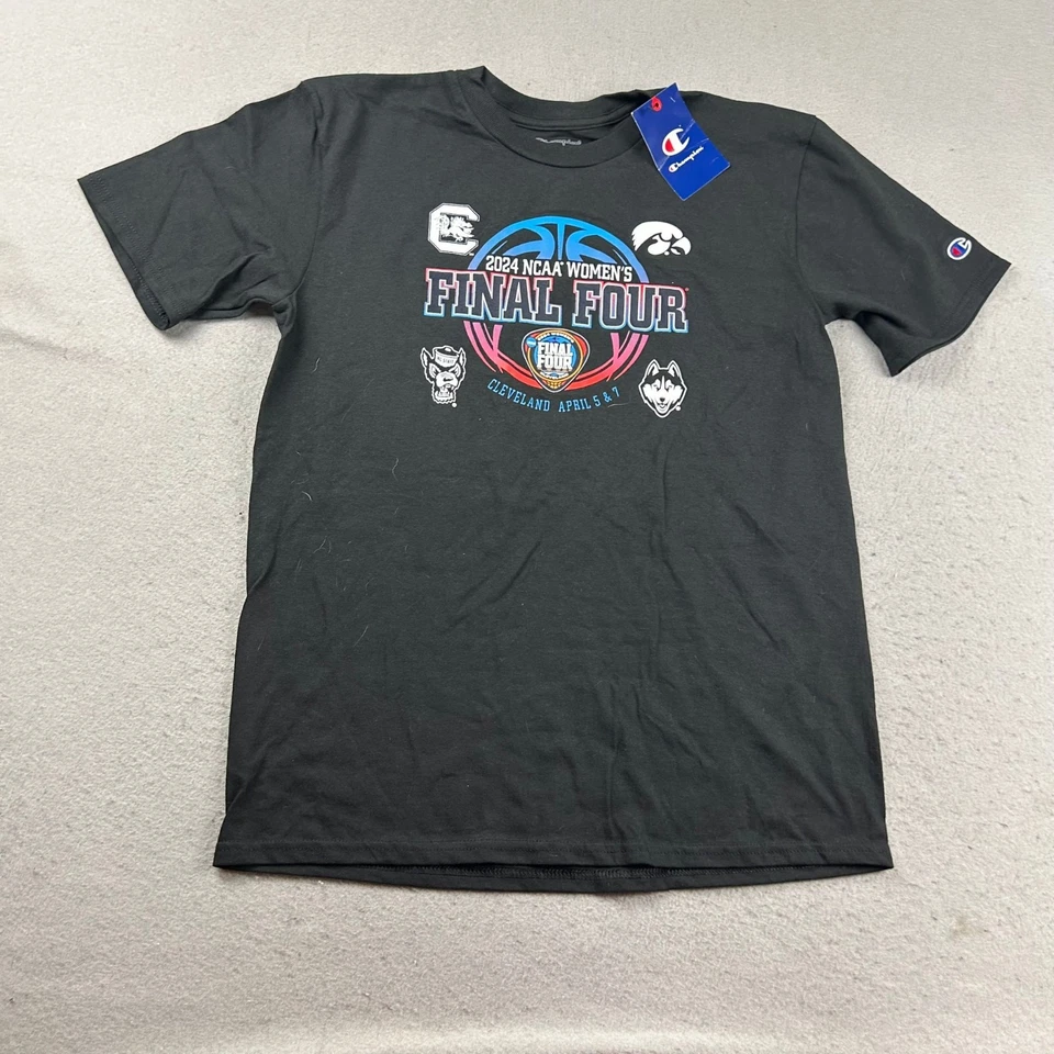 Camiseta Final Four para mujer 2024 NCAA juvenil XL (14-16) negra manga corta nueva con etiquetas Foto 1 de 4