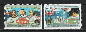 1994 Aitutaki Cook Islands Sc# 506-07 - NASA Apollo Explorations. MNH Cv$13.00 - Picture 1 of 1