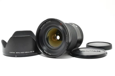 Rare!! [MINT w/Hood] Contax Carl Zeiss Distagon T* 35mm f/3.5 Lens for 645 JAPAN - Image 1 of 4