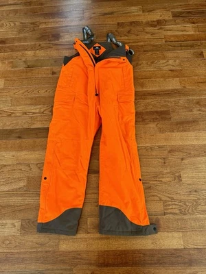 Walls Mossy Oak Blaze Orange Insulated Bibs XL - Image 1 of 4