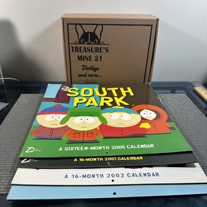 Vintage 4 South Park Calendar Year 2000/2001/2002/2003 READ*(R486) - Picture 1 of 24